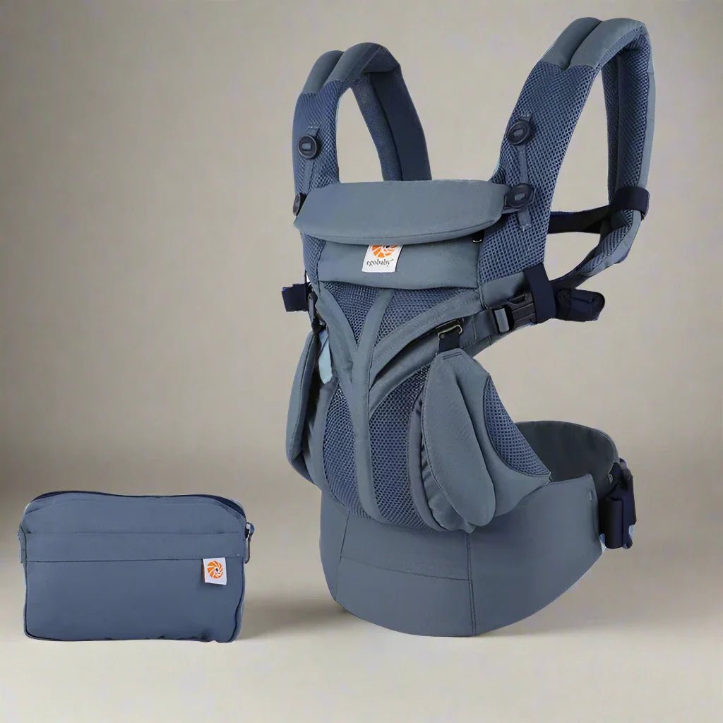 Porte Bébé - BreathBabyBag™ - Bleu Marine - Tendre Lutin