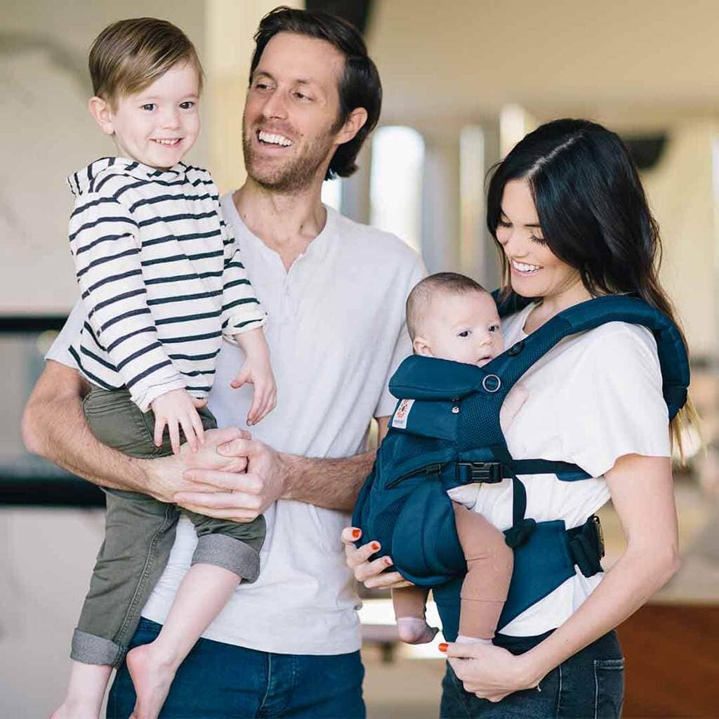 Porte Bébé - BreathBabyBag™ - Bleu Marine - Tendre Lutin