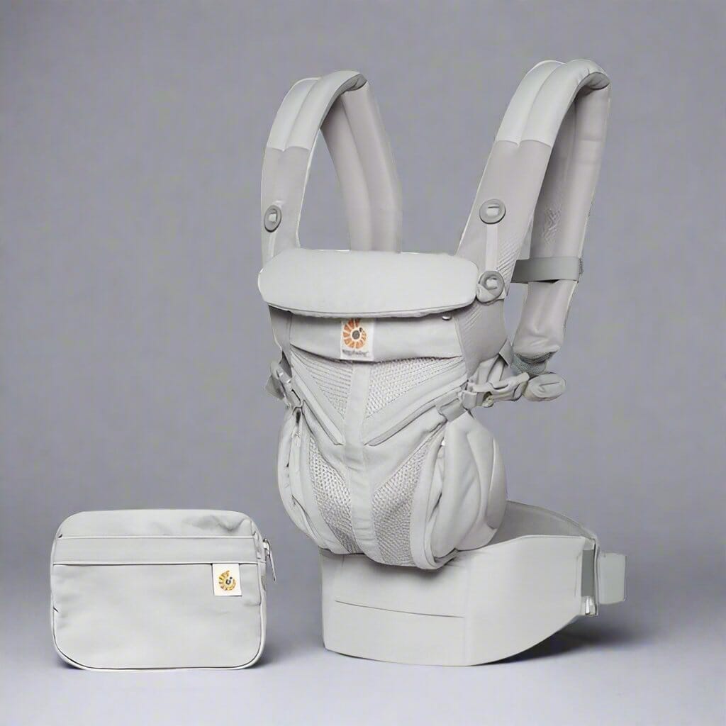Porte Bébé - BreathBabyBag™ - Gris - Tendre Lutin