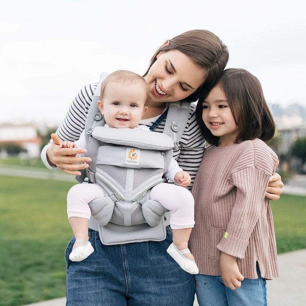 Porte Bébé - BreathBabyBag™ - Gris - Tendre Lutin