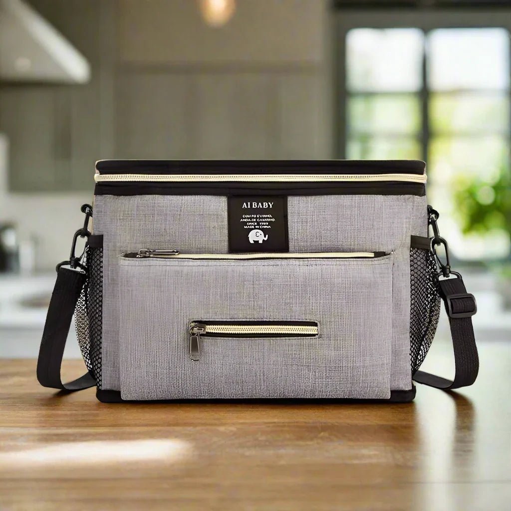 Sac à Langer - BabyTravel™ - Gris - Tendre Lutin