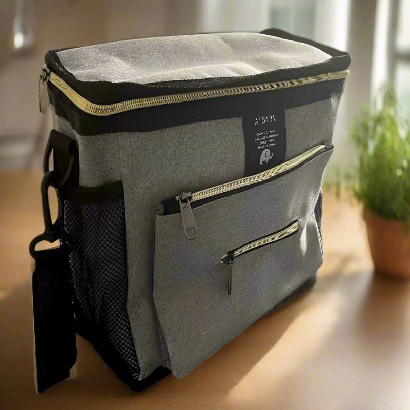 Sac à Langer - BabyTravel™ - Gris - Tendre Lutin
