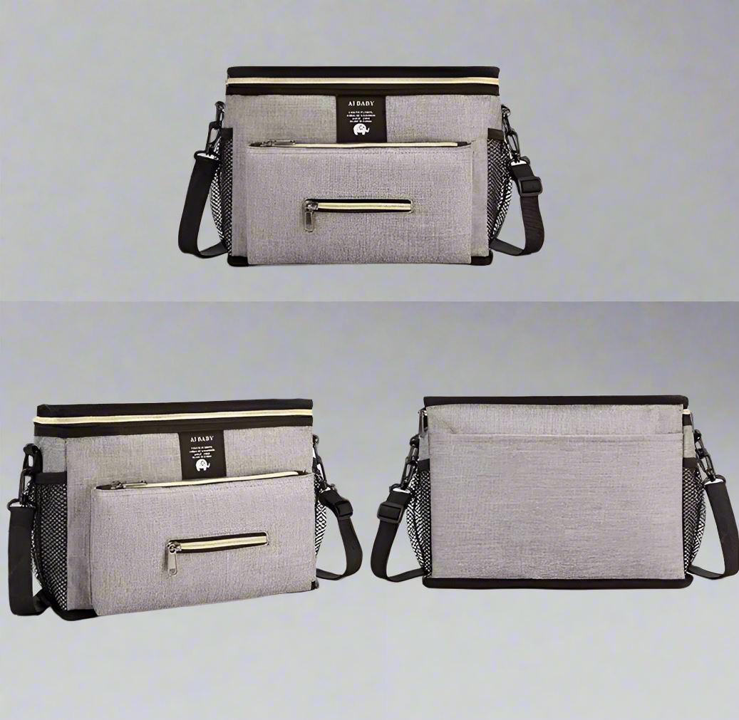 Sac à Langer - BabyTravel™ - Gris - Tendre Lutin