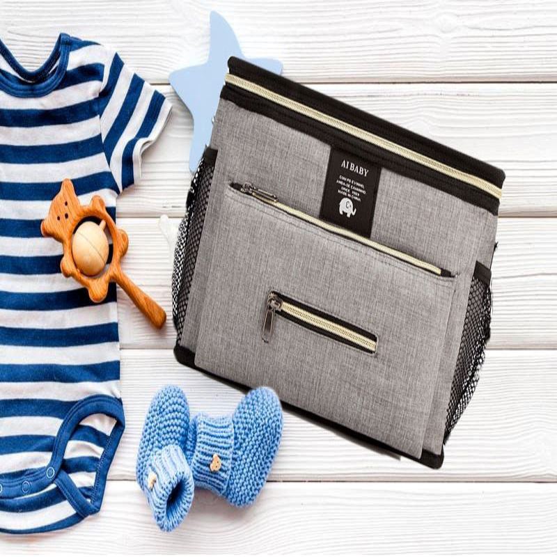 Sac à Langer - BabyTravel™ - Gris - Tendre Lutin