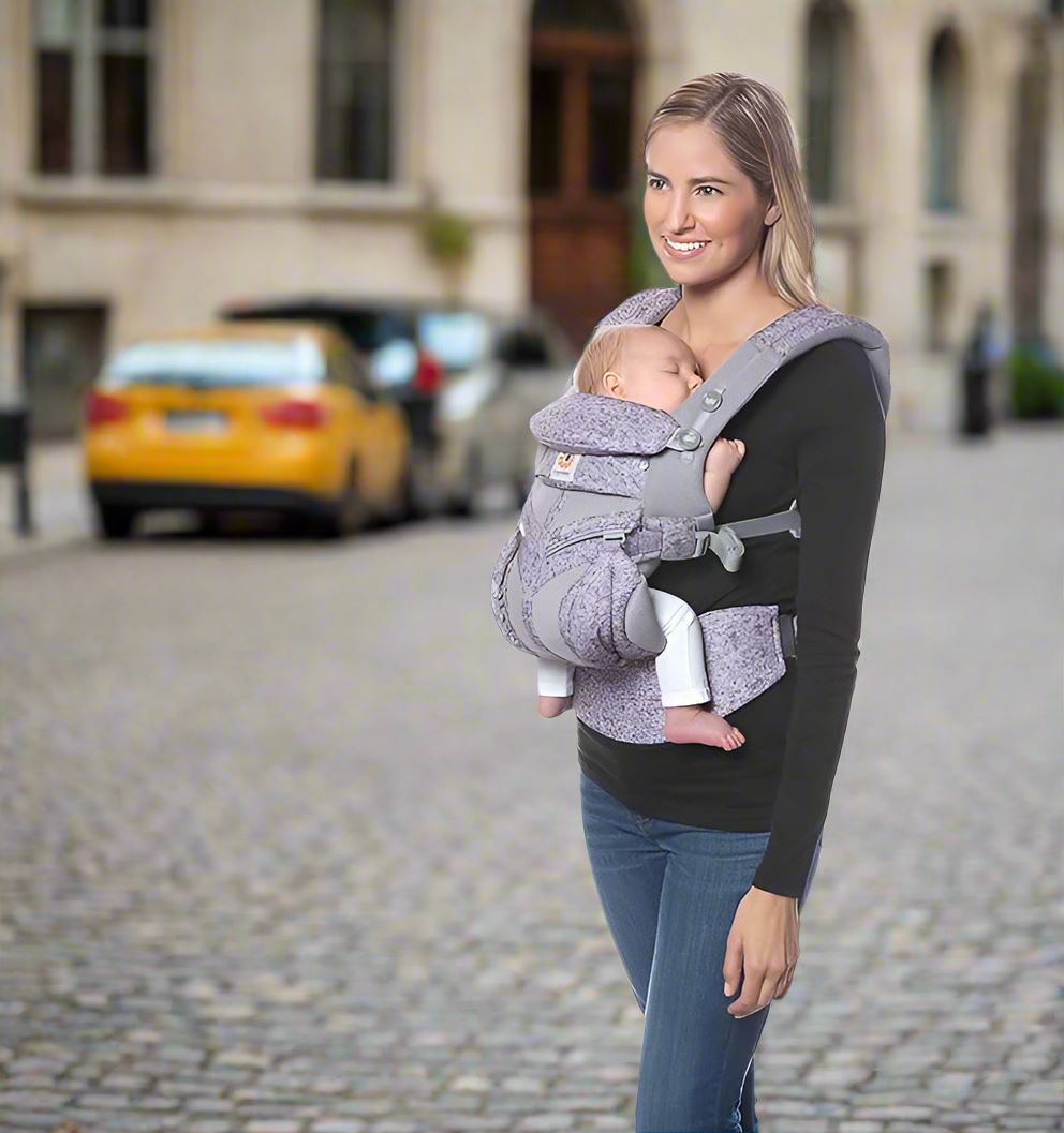 Porte Bébé - BreathBabyBag™ - Mauve Lavande - Tendre Lutin