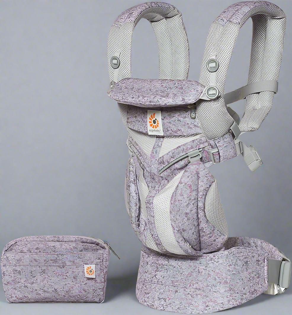 Porte Bébé - BreathBabyBag™ - Mauve Lavande - Tendre Lutin