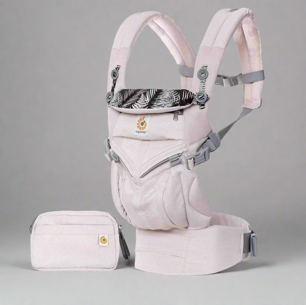 Porte Bébé - BreathBabyBag™ - Rose Maille - Tendre Lutin
